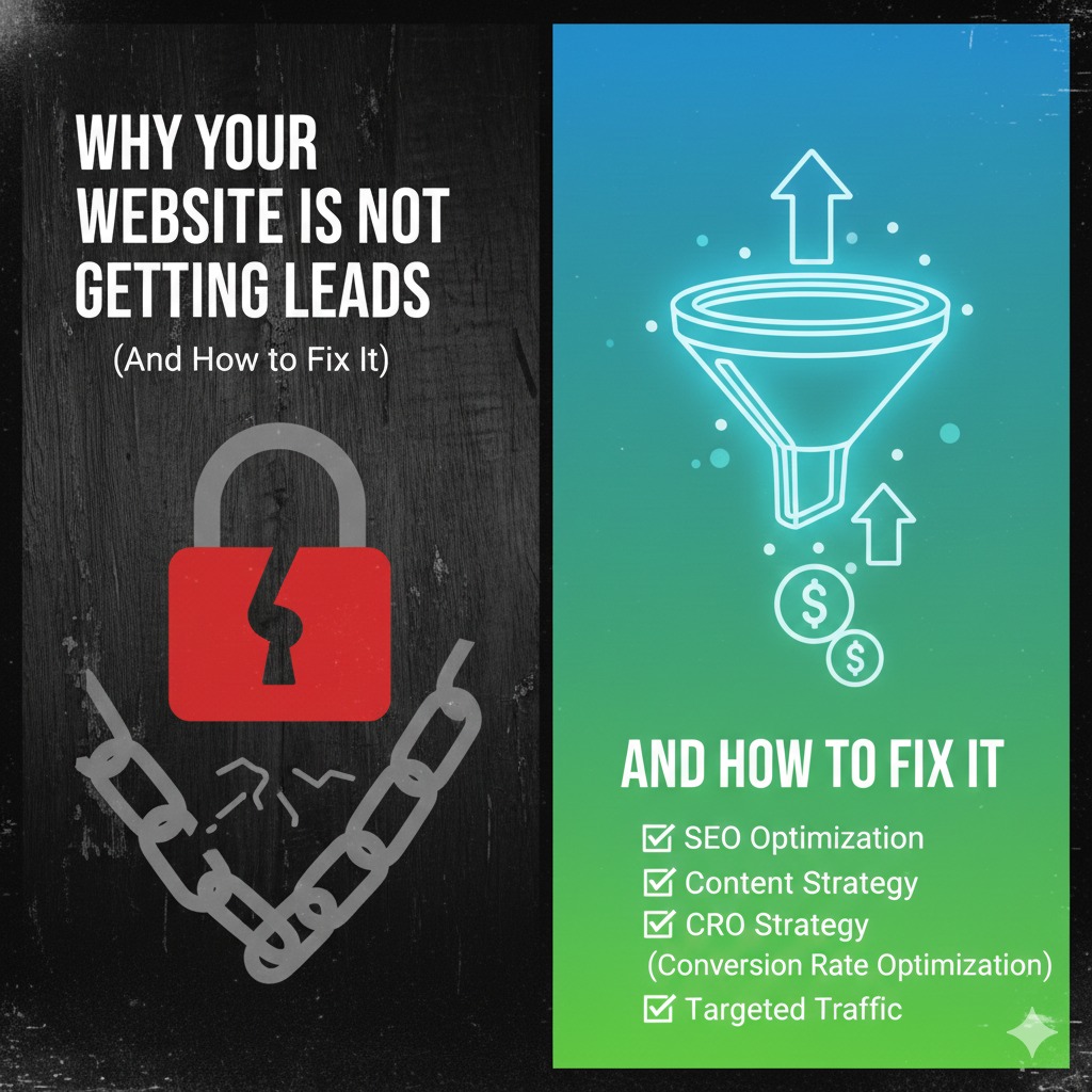 Why Your Website Is Not Getting Leads (And How to Fix It)